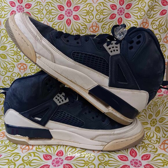 Jordan Spizike Midnight Navy Blue Men's Sneakers - Size 13 - Picture 6 of 14